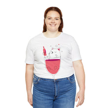 Load image into Gallery viewer, Cat in a wine Glass T-Shirt
