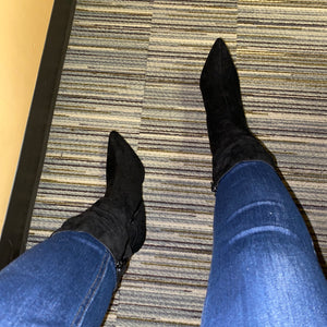 Leyla Heel Booties/ Black