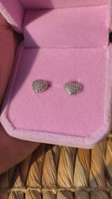 Load and play video in Gallery viewer, Silver Heart Stud Earring
