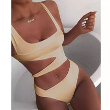 Load image into Gallery viewer, Bronze One-Piece Bikini
