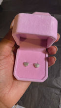 Load and play video in Gallery viewer, Silver Heart Stud Earring
