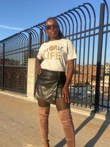 Cheetah Mom Life Tee