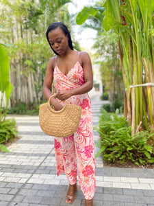 Tropical Floral Romper