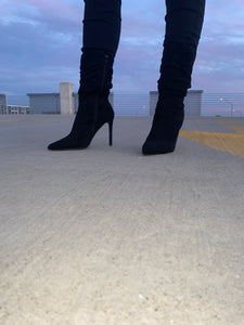 Leyla Heel Booties/ Black