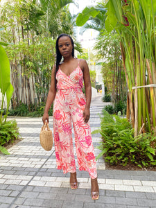 Tropical Floral Romper