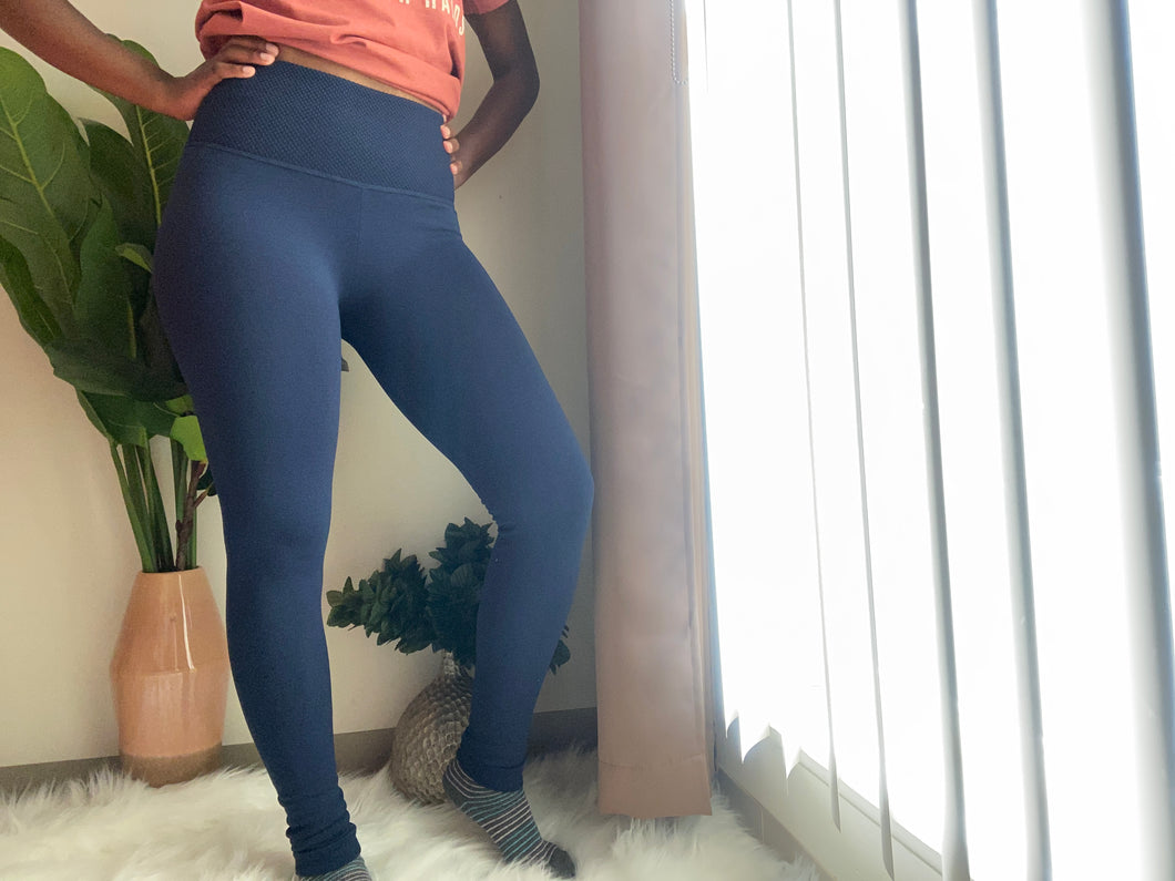 Fleece Diamond Shape Leggings