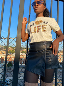 Cheetah Mom Life Tee